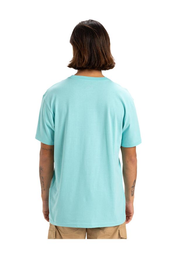 Quiksilver - Koszulka z krótkim rękawem dla Mężczyzn FINELINE Niebieski. Kolor: niebieski. Materiał: materiał, bawełna. Długość rękawa: krótki rękaw. Długość: krótkie
