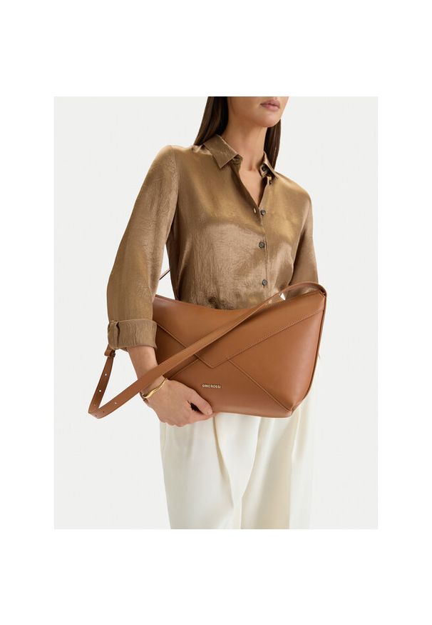 Gino Rossi - Torebka GINO ROSSI. Kolor: brązowy