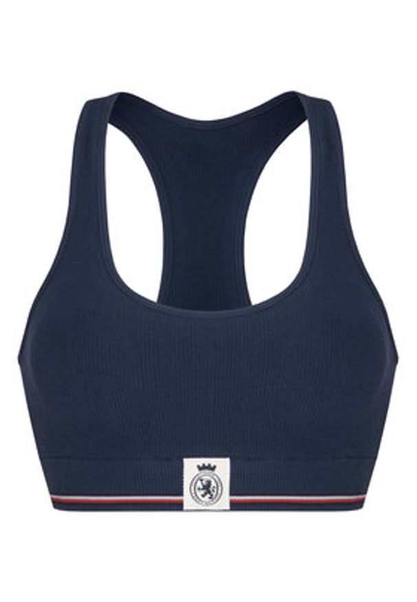 TOMMY HILFIGER - Tommy Hilfiger Biustonosz top UW0UW06061 Granatowy. Kolor: niebieski. Materiał: bawełna