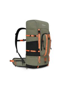 SIROKO - Plecak turystyczny 50L z pokrowcem przeciwdeszczowym Trekking Siroko Venture 50. Kolor: zielony. Materiał: tkanina