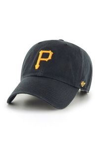 47 Brand - 47brand - Czapka Pittsburgh Pirates. Kolor: czarny. Materiał: bawełna, materiał. Wzór: gładki #1