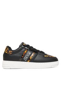 Versace Jeans Couture Sneakersy 79VA3SJ7 Czarny. Kolor: czarny. Materiał: skóra