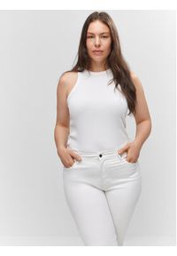 mango - Mango Jeansy Sienna 57040360 Biały Straight Leg. Kolor: biały #8