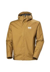 Kurtka wodoodporna Helly Hansen Seven J. Kolor: brązowy. Sport: turystyka piesza