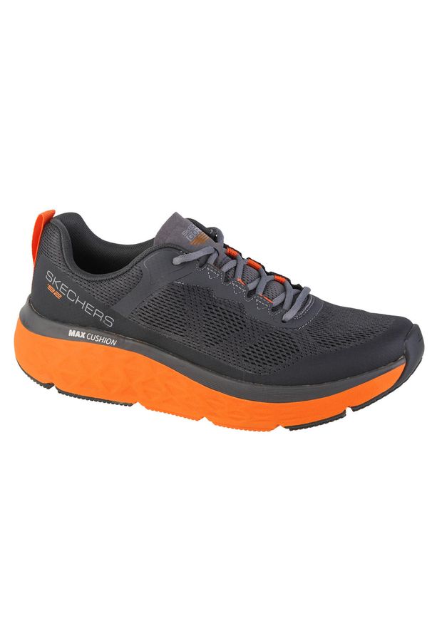 skechers - Buty do chodzenia Męskie Skechers Max Cushioning Delta. Kolor: szary. Sport: turystyka piesza