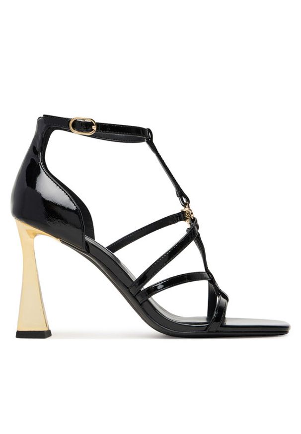 Karl Lagerfeld - KARL LAGERFELD Sandały KL32001 Czarny. Kolor: czarny. Materiał: skóra