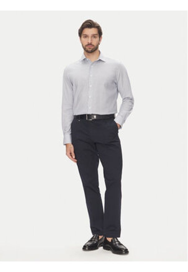 Pierre Cardin Koszula C6 11004.0406 Niebieski Modern Fit. Kolor: niebieski. Materiał: bawełna