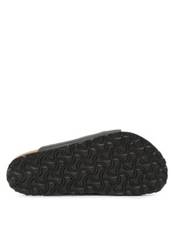 Birkenstock Klapki Florida 1011445 Czarny. Kolor: czarny. Materiał: skóra