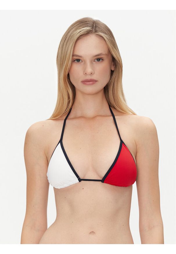 TOMMY HILFIGER - Tommy Hilfiger Góra od bikini UW0UW05972 Kolorowy. Materiał: syntetyk. Wzór: kolorowy