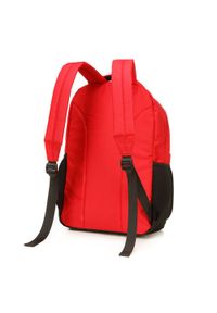 Wittchen - Plecak basic duży czerwono-czarny. Kolor: czarny, czerwony, wielokolorowy. Materiał: poliester. Styl: casual