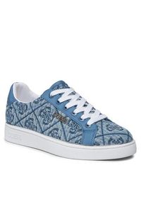 Guess Sneakersy Beckie7 FLPBE7 FAL12 Niebieski. Kolor: niebieski. Materiał: materiał #6