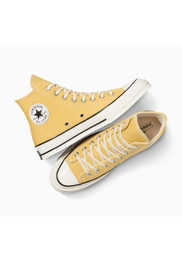 Adidasy Converse Chuck 70, Dla obu płci. Kolor: żółty. Materiał: materiał. Sport: skateboard