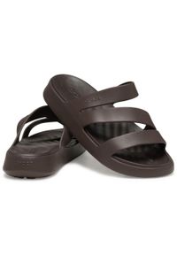 Crocs Getaway Strappy. Kolor: brązowy