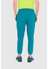 La Martina - LA MARTINA Turkusowe męskie spodnie dresowe, Rozmiar S. Kolor: zielony. Materiał: bawełna, dresówka #6