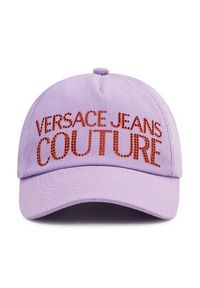 Versace Jeans Couture Czapka z daszkiem 72VAZK13 Fioletowy. Kolor: fioletowy. Materiał: materiał #5
