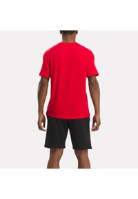 Koszulka fitness męska Reebok krótki rękaw. Kolor: czerwony. Materiał: bawełna. Długość rękawa: krótki rękaw. Długość: krótkie. Sport: fitness