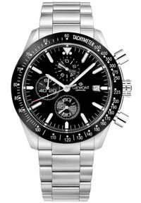Zegarek Giewont Zegarek Męski Chronograph Sapphire Srebrno Czarny GW8720-B2. Kolor: srebrny, wielokolorowy, czarny #1