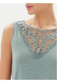 JDY Top Dodo 15296246 Zielony Regular Fit. Kolor: zielony. Materiał: syntetyk #4