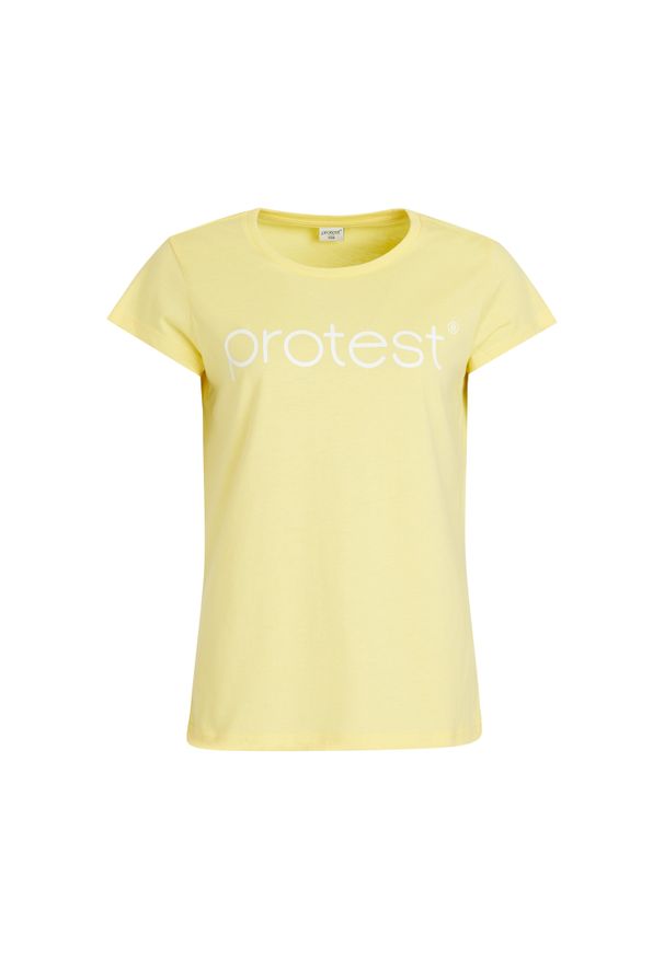 Klasyczna koszulka damska Protest. Kolor: żółty