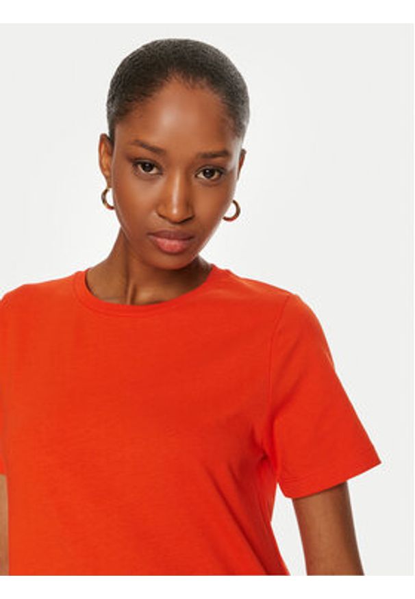 United Colors of Benetton - United Colors Of Benetton Sukienka codzienna 3U53DV01H Czerwony Relaxed Fit. Okazja: na co dzień. Kolor: czerwony. Materiał: bawełna. Typ sukienki: proste. Styl: casual
