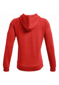 Under Armour - Męska Polarowa Bluza Treningowa Rival Big Logo. Kolor: czerwony. Materiał: polar