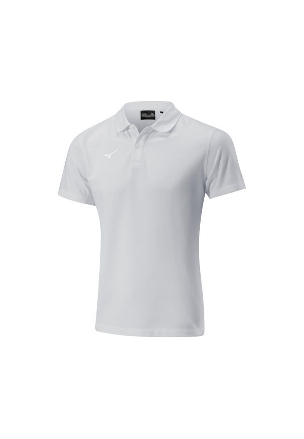 Polo Mizuno Shizuoka. Typ kołnierza: polo. Kolor: szary
