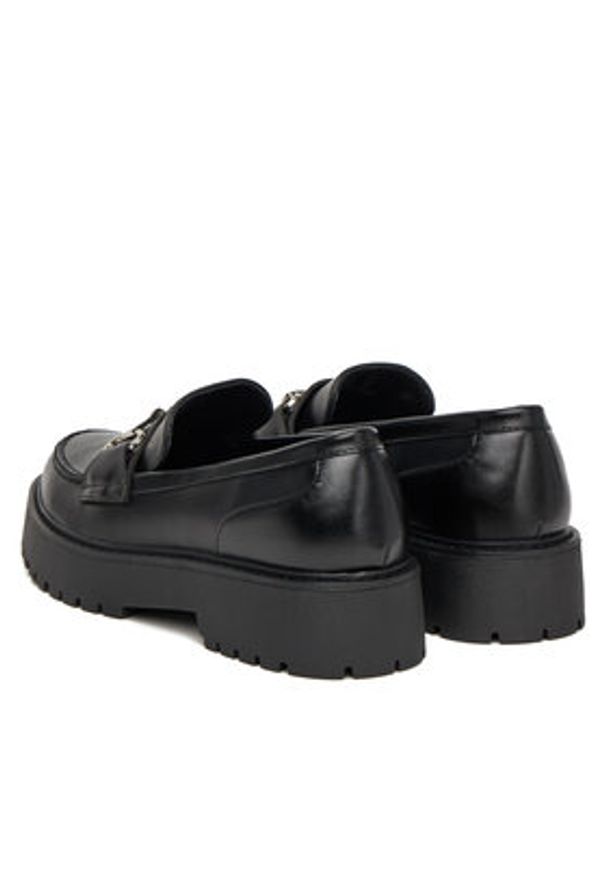 DeeZee Loafersy 18638-14 Czarny. Kolor: czarny. Materiał: materiał, syntetyk