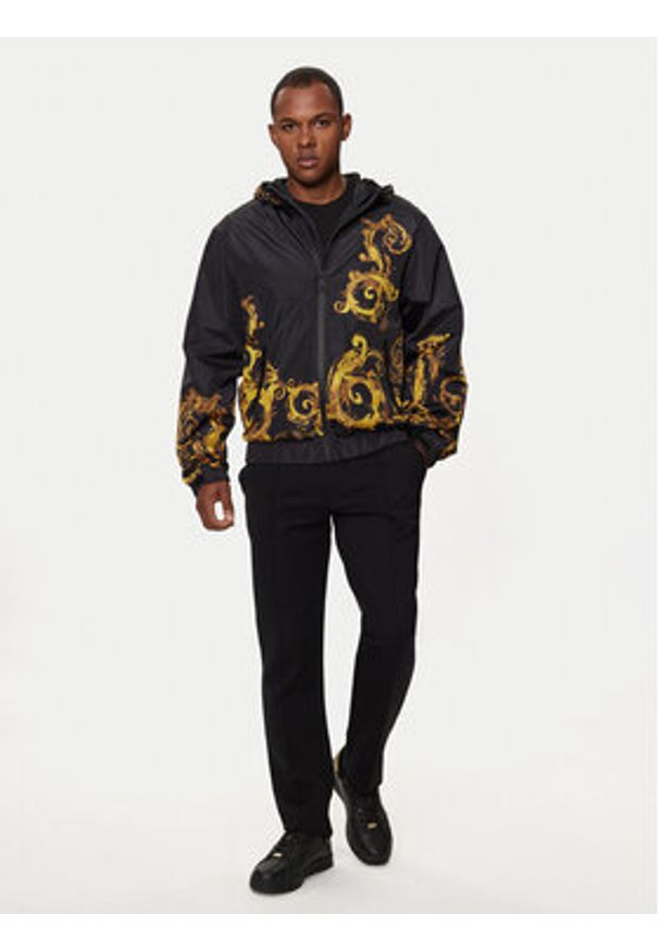 Versace Jeans Couture Kurtka przejściowa 76GAS406 Czarny Regular Fit. Kolor: czarny. Materiał: syntetyk