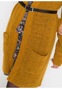 bonprix - Długi sweter bez zapięcia. Kolor: pomarańczowy. Długość: długie #2