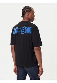 Hugo - HUGO T-Shirt Nilte 50542810 Czarny Loose Fit. Kolor: czarny. Materiał: bawełna