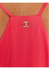 TwinSet - TWINSET Top 231TP2433 Różowy Regular Fit. Kolor: różowy. Materiał: wiskoza