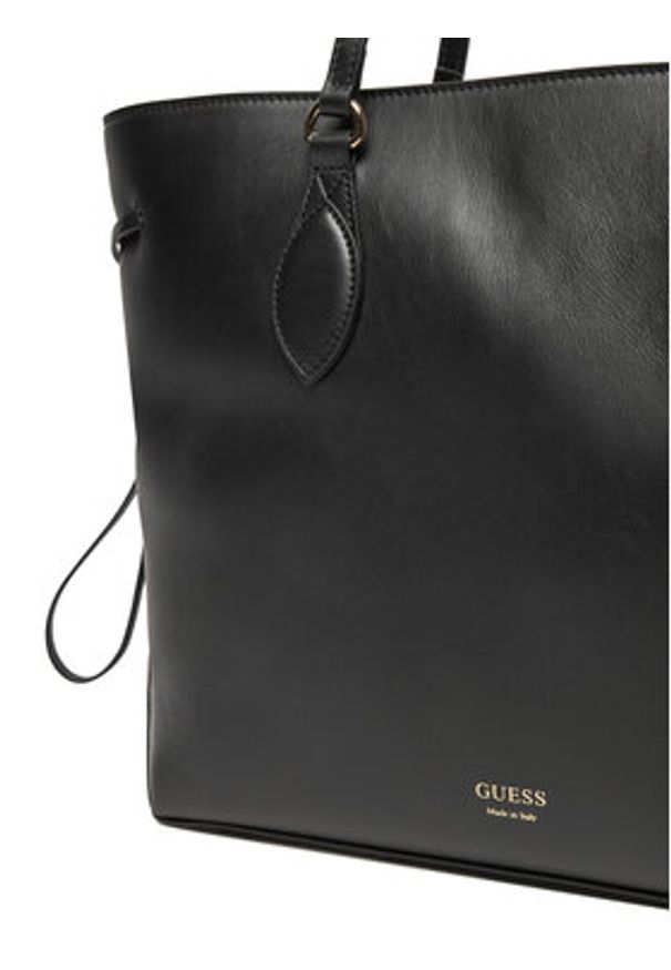 Guess Torebka HWFLNC L5165 Czarny. Kolor: czarny. Materiał: skórzane