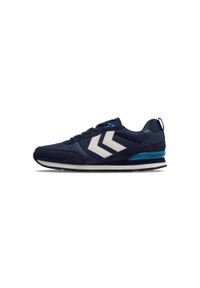 Sneakersy Hummel Monaco 86 NS. Kolor: niebieski. Materiał: syntetyk, zamsz. Szerokość cholewki: normalna