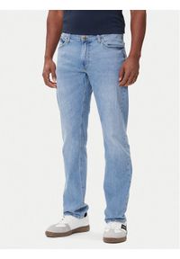 Lee Jeansy Daren 112367189 Niebieski Straight Fit. Kolor: niebieski