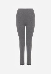 Renee - Szare Modelujące Legginsy High Waist Deliza. Okazja: na co dzień. Stan: podwyższony. Kolor: szary. Materiał: dzianina. Styl: casual #6