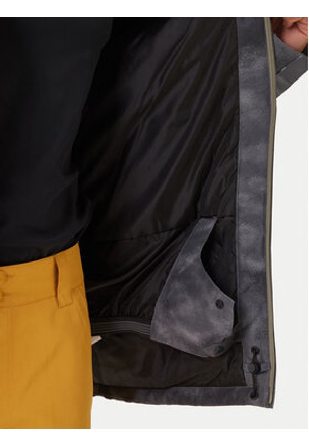 DC Shoes Kurtka narciarska Basis Print ADYTJ03081 Szary Regular Fit. Kolor: szary. Materiał: syntetyk. Wzór: nadruk. Sport: narciarstwo