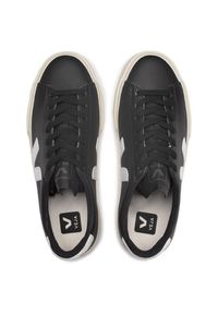 Veja Sneakersy Campo Chromefree CP051215B Czarny. Kolor: czarny. Materiał: skóra