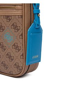 Guess Saszetka HMMICT P5417 Beżowy. Kolor: beżowy. Materiał: skóra #4