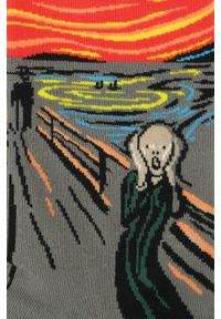 His Story - Tematyczne Skarpetki Bawełniane - Krzyk, Obraz, Sztuka. Kolor: wielokolorowy. Materiał: elastan, bawełna, poliamid #3