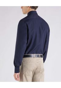 PAUL & SHARK - Granatowa koszula z logo. Typ kołnierza: kołnierzyk koszulowy. Kolor: niebieski. Materiał: bawełna. Długość rękawa: długi rękaw. Długość: długie #3