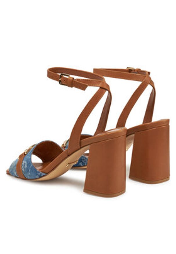 Guess Sandały FLJGR2 FAL03 Niebieski. Kolor: niebieski. Materiał: materiał