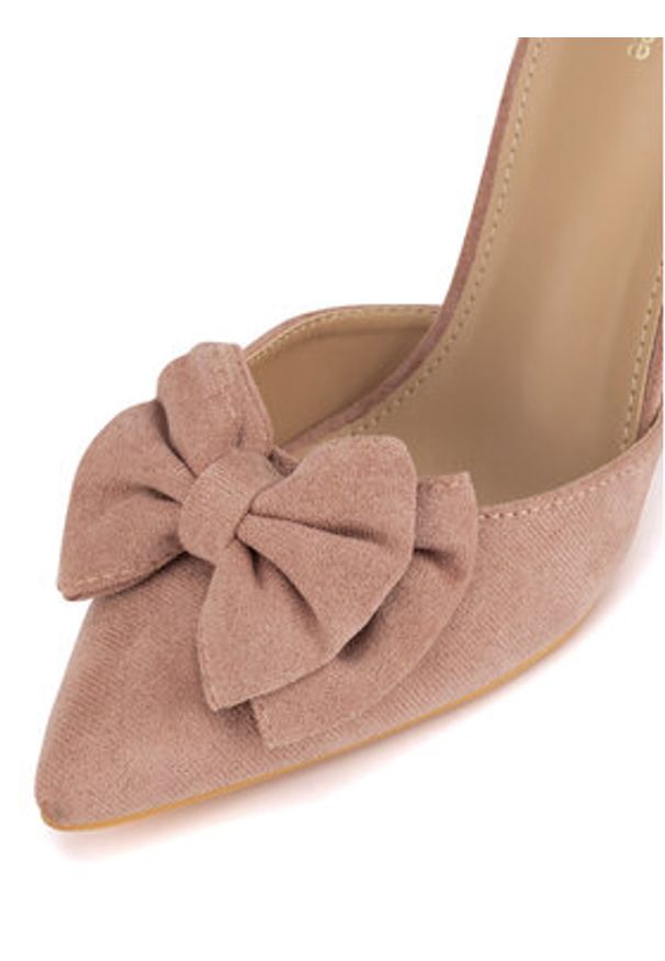 DeeZee Czółenka WS1001-01 Różowy. Kolor: różowy. Materiał: materiał