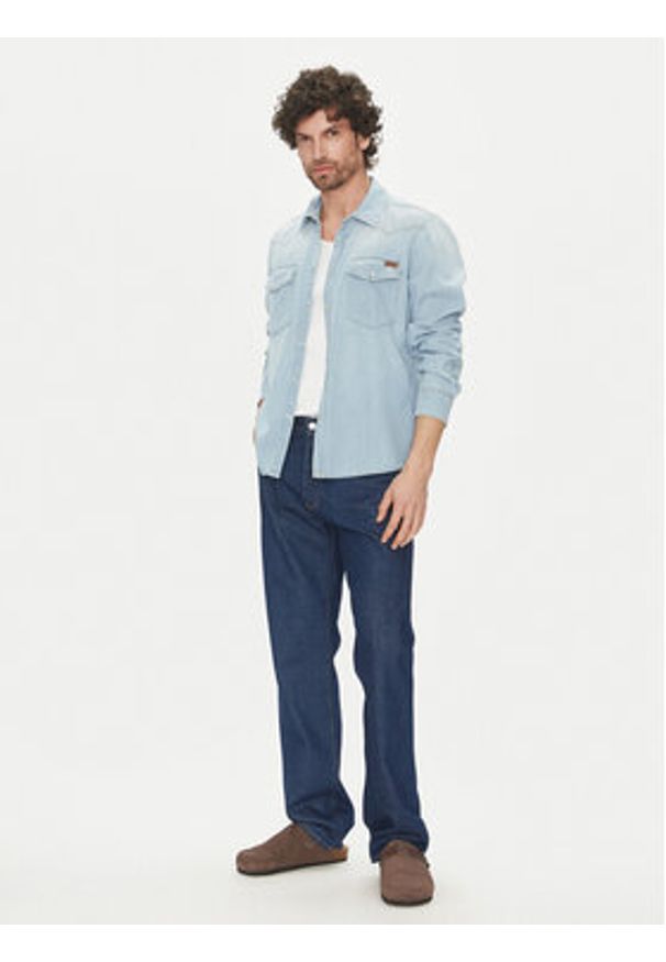 Liu Jo Koszula QA5298 D4851 78888 Niebieski Regular Fit. Kolor: niebieski. Materiał: bawełna