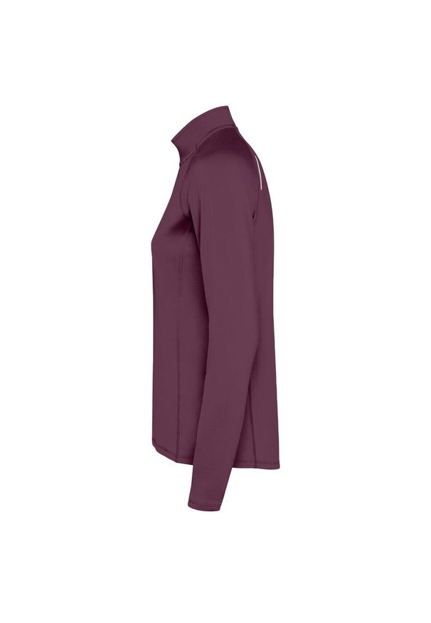 ROLY - Bluza Z Długim Rękawem Dla Pań I Panów Estambul Quarter Zip. Kolor: czerwony. Długość rękawa: długi rękaw. Długość: długie