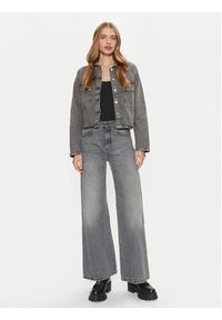 Vero Moda Kurtka jeansowa Ellas 10321886 Szary Regular Fit. Kolor: szary. Materiał: bawełna #4