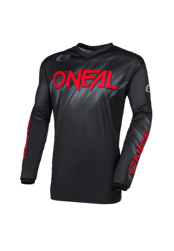 O'NEAL - Bluza jersey rowerowy mtb męski O'neal Voltage. Kolor: wielokolorowy, czarny, czerwony. Materiał: jersey. Sport: kolarstwo