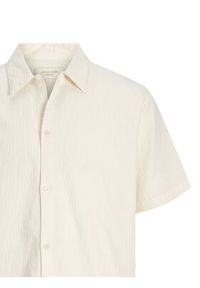 Jack & Jones Koszula Montauk 12293555 Kremowy Relaxed Fit. Kolor: kremowy. Materiał: bawełna #3
