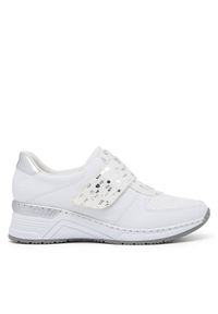 Sneakersy Rieker. Kolor: biały #1
