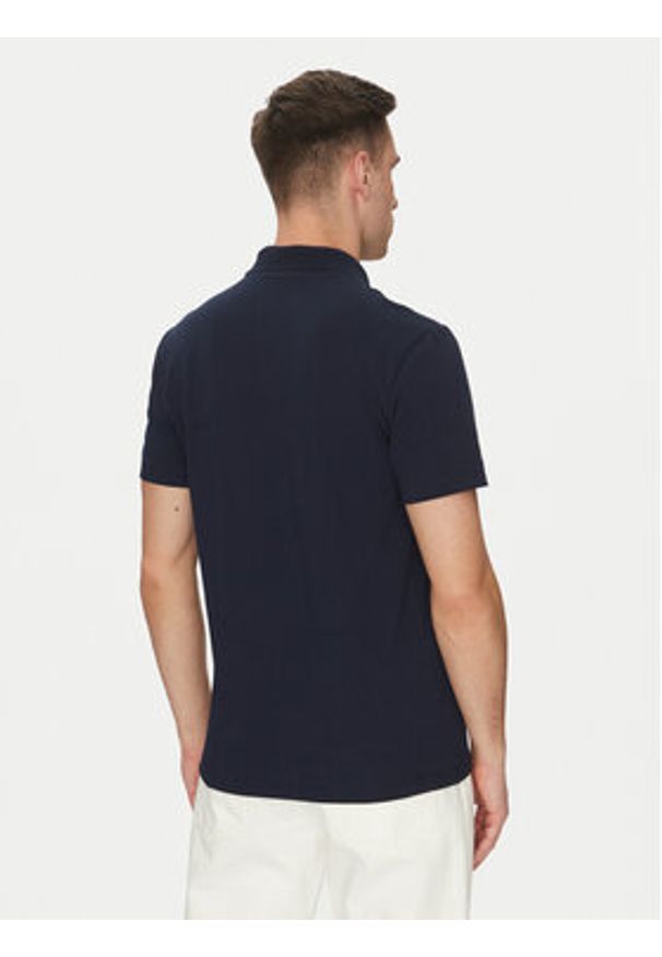 Lacoste Polo DH5522 Granatowy Regular Fit. Typ kołnierza: polo. Kolor: niebieski. Materiał: bawełna, syntetyk