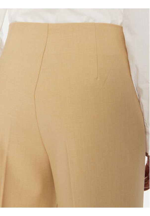 United Colors of Benetton - United Colors Of Benetton Spodnie materiałowe 4962DF01Z Beżowy Wide Leg. Kolor: beżowy. Materiał: syntetyk, wiskoza